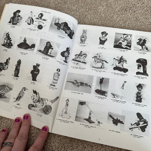 Vintage 1994 Collectors Encyclopedia Toys Banks Cast Iron Tin Wind Up Autos - Picture 4 of 8